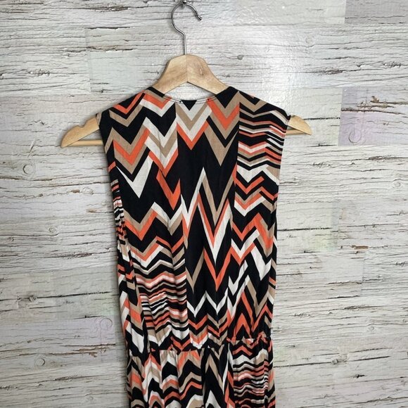 Bebe chevron  mini dress cream pink medium - Picture 6 of 11